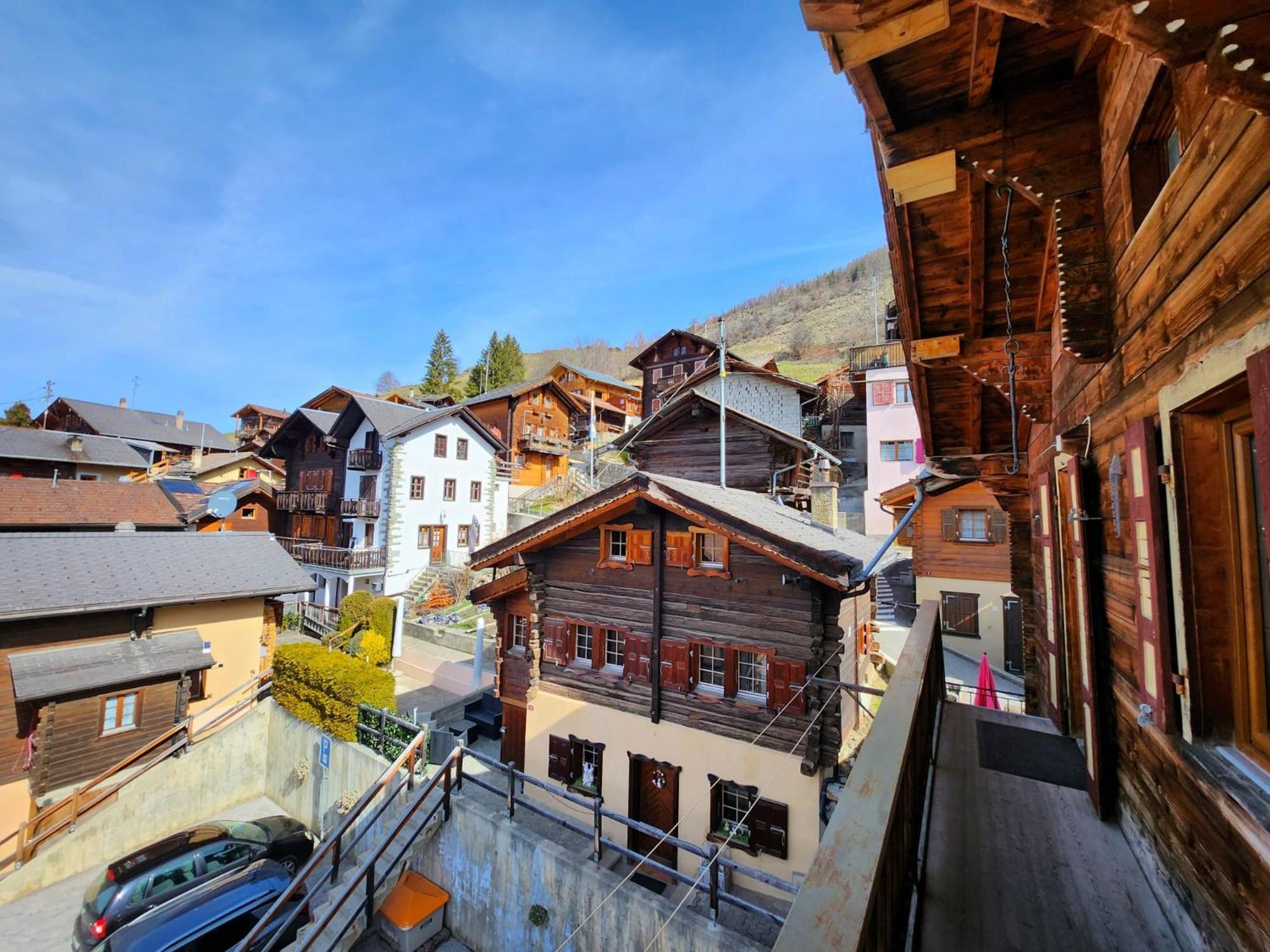 Appartement Le Ver Luisant à Saint-Martin, Val d'Hérens, Valais Extérieur photo